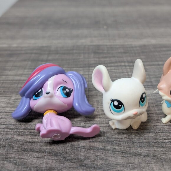 Vintage LPS Littlest‎ Pet Shop Dog Lot Collectible Y2K Chinchilla - Picture 3 of 6